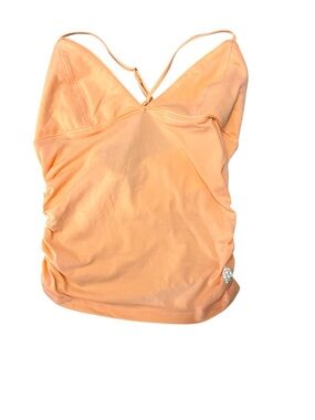 819. FREE PEOPLE top in Pastel Peach Sz S NWOT